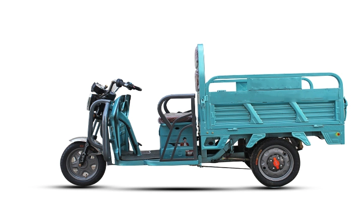 China Supplier Battery Operated Three Wheels Scooter Truck 800W/1000W Garden Helper Trike Delivery Transport Electric Tricycle with Large Cargo