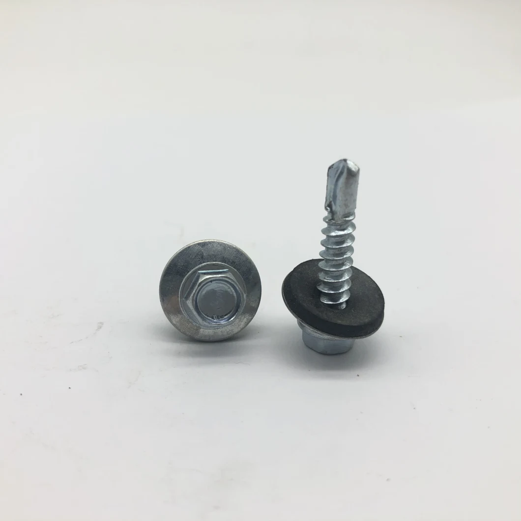 DIN7504K Hex Head Drilling Screw with EPDM Bond Washer